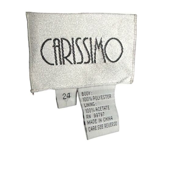 Carissimo Black Beaded Dressy Jacket Size 24 - Picture 12 of 15